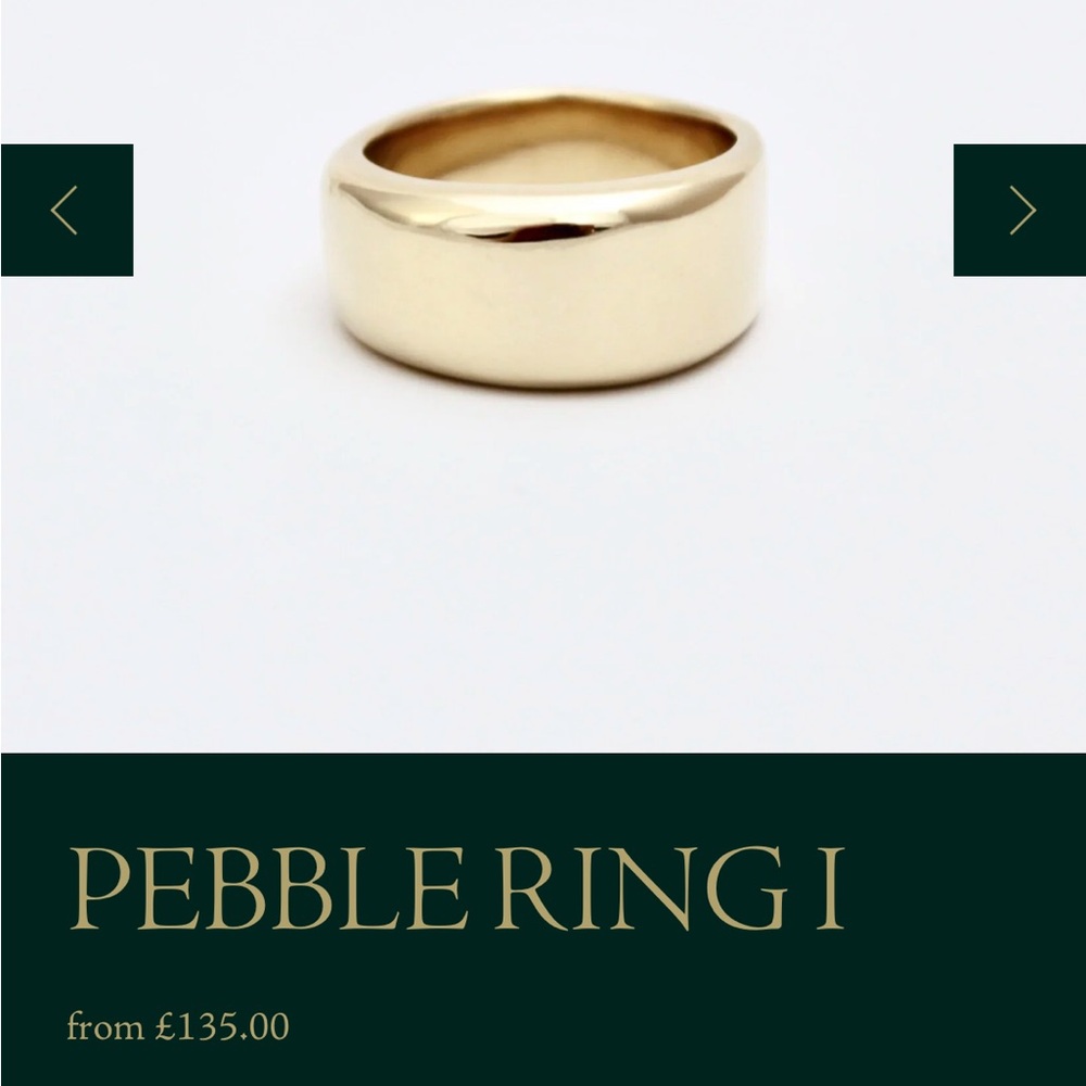 Polished Brass Ring new in Box - Picture 4 of 4